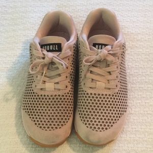 NoBull Blush Suede Trainers W8